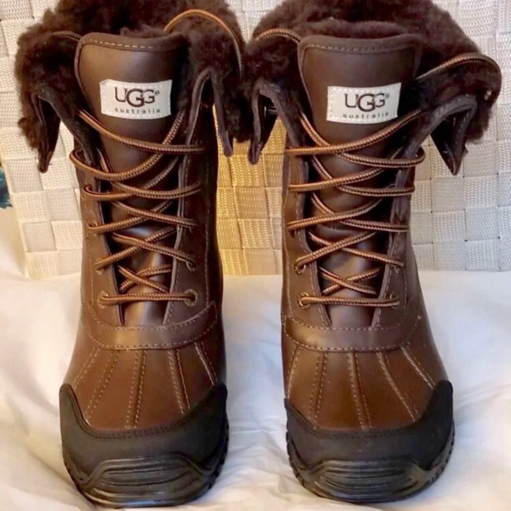NEW Uggs Adirondack Leather Snow Boots II